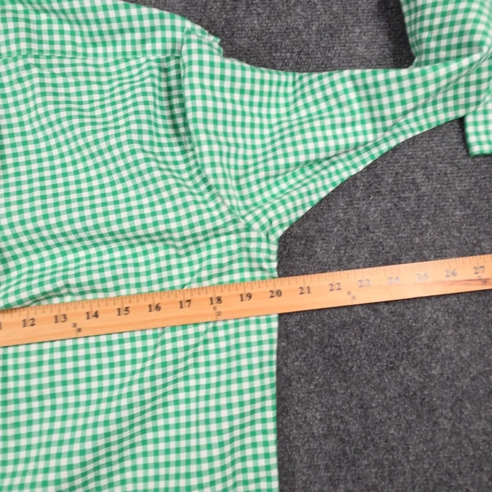 NWT Polo Ralph Lauren Oxford Shirt Mens Small Green Gingham Flesh Pony OCBD
